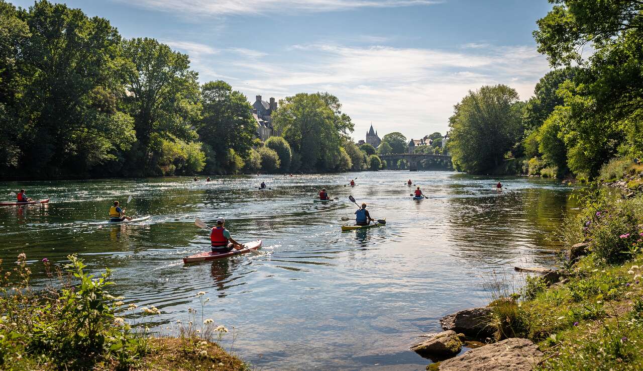 Descente de l'Odet : canoë, kayak et Paddle à Quimper - Spots et Conseils