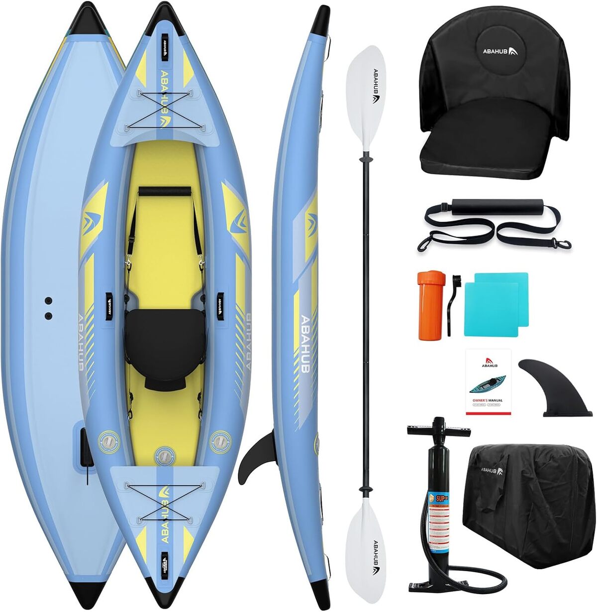 Test du kayak gonflable Abahub 320 cm : Ă©quipĂ© et prĂªt pour l'aventure