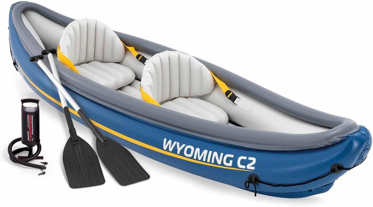 Test du kayak gonflable Intex Wyoming C2 : 2 places pratiques