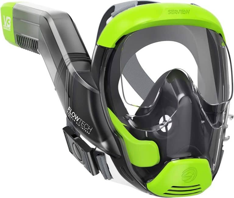 Kasanni Masque De Plongée 180° – Anti-buée HD, Compatible Action-cam, Tailles S/M à L/XL – Snorkeling Adulte