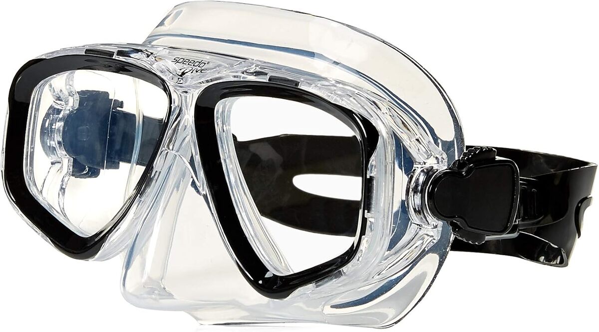 Test du masque de plongée Speedo taille 1SZ noir pour adulte