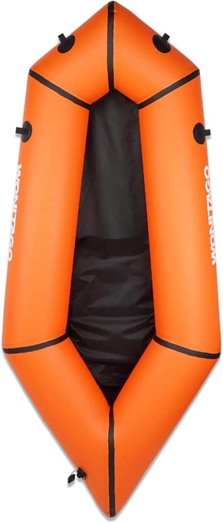 Test du packraft Wonitago : kayak de voyage gonflable pour une personne