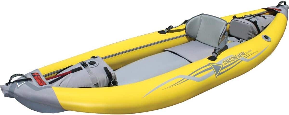 Test : kayak gonflable Advanced Elements StraitEdge jaune/gris