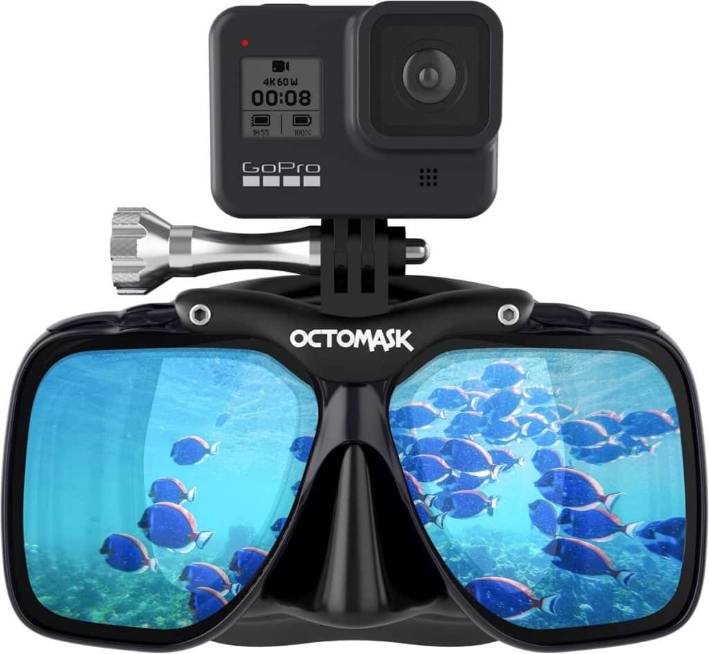Test : masque de plongée Octomask pour GoPro