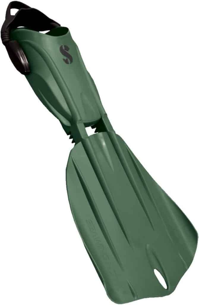 Test : palme de plongée Scubapro Seawing Nova Gorilla kaki XL