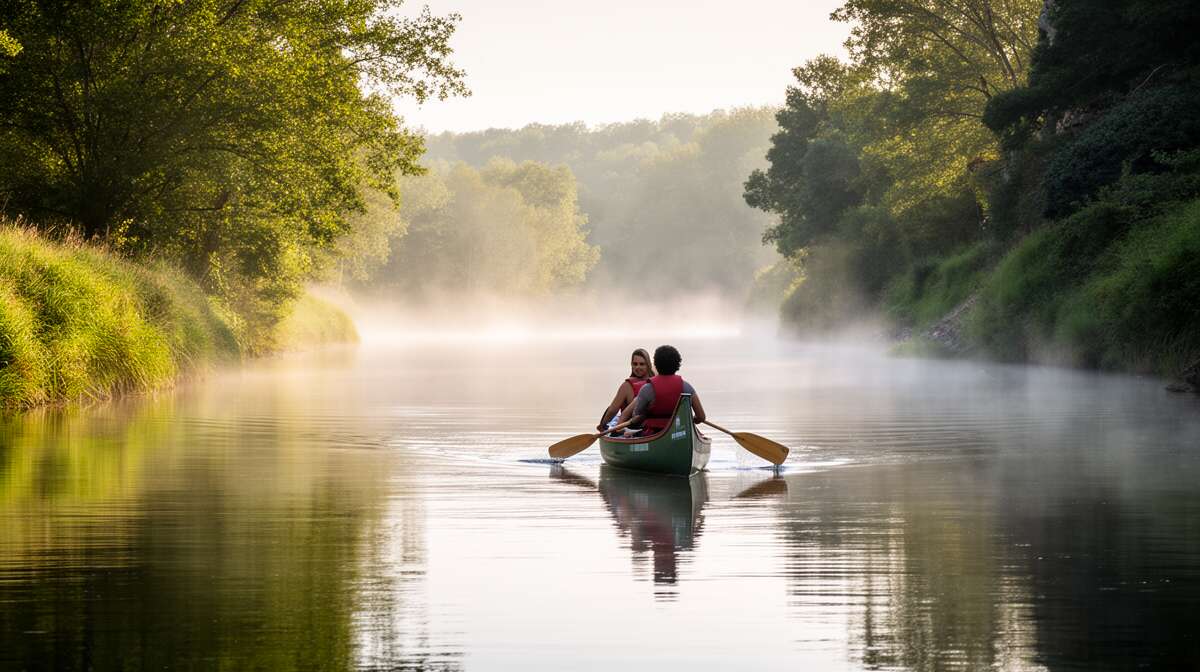 Saisons et moments propices pour naviguer en dordogne