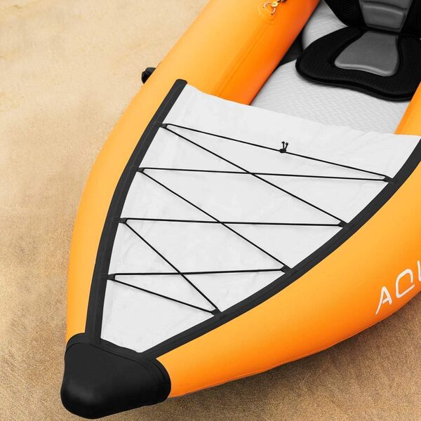 AQUATEC Kayak Gonflable | Professionnel ou Intermédiaire | 1 ou 2 Sièges | Complet avec Sièges, Pagaies et Accessoires | Idéal pour Les Amateurs d'Aventure