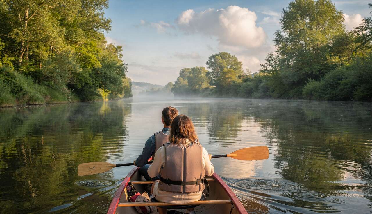 Descente en canoë-kayak sur la Basse Cure : aventure aquatique en Bourgogne
