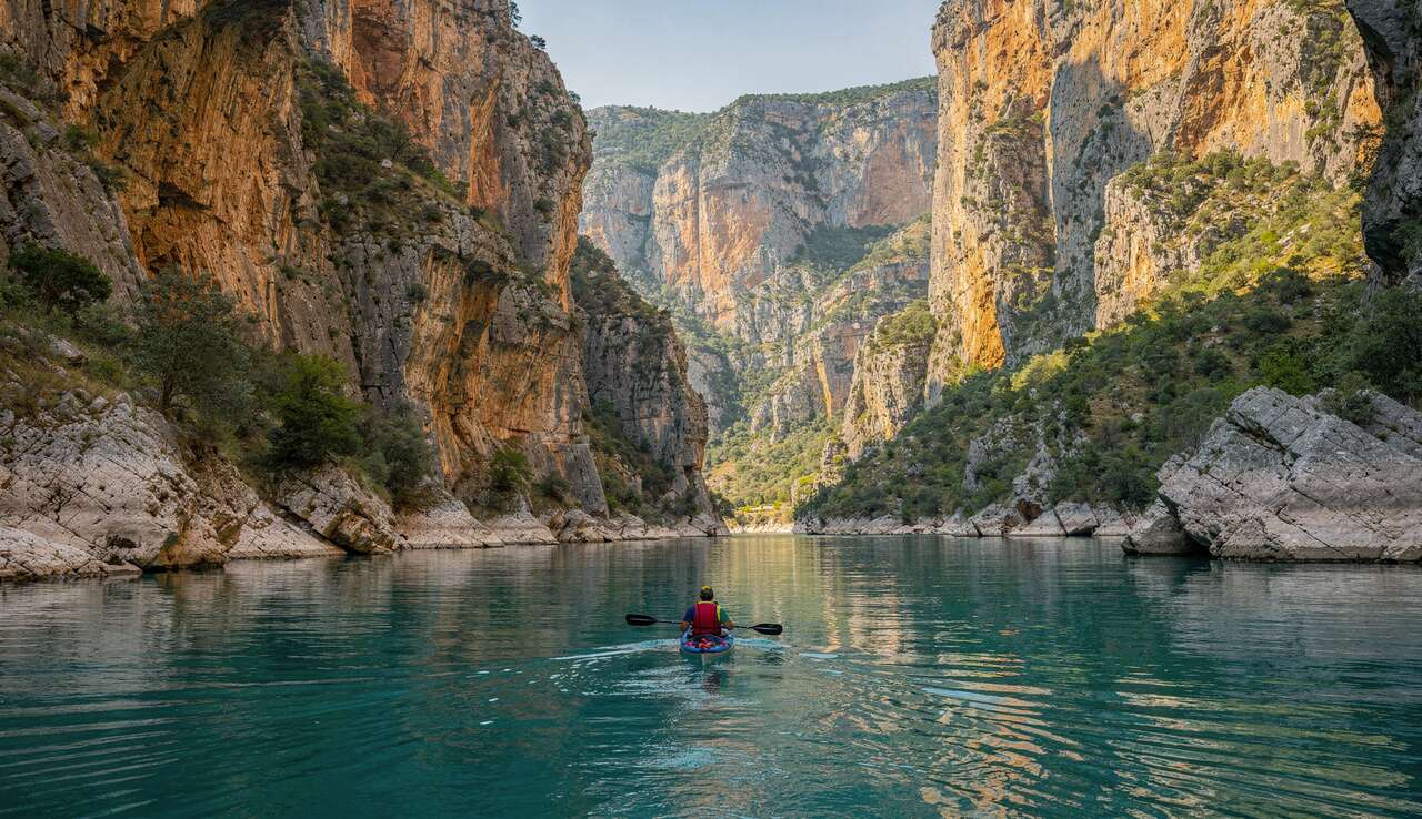 Faire du kayak dans les gorges du Mont-Rebei, catalogne : guide pratique