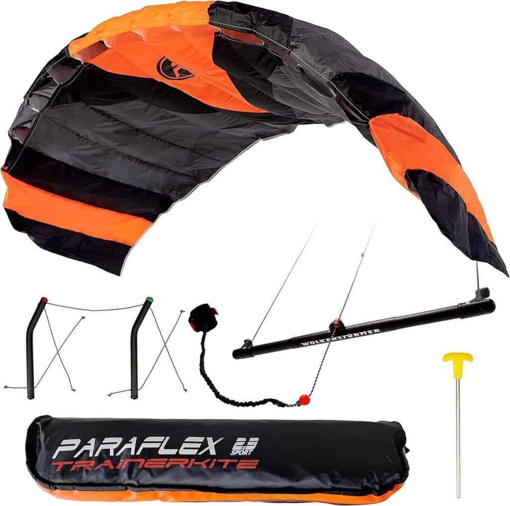 Test de l'aile de kitesurf Wolkenstürmer Paraflex Trainer 2.3