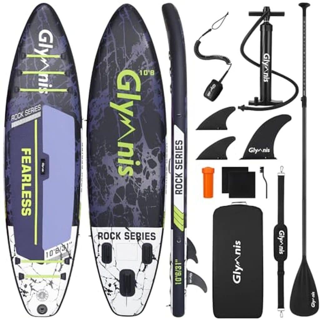 Test du glymnis stand up paddle board gonflable 10'6 avec accessoires complets