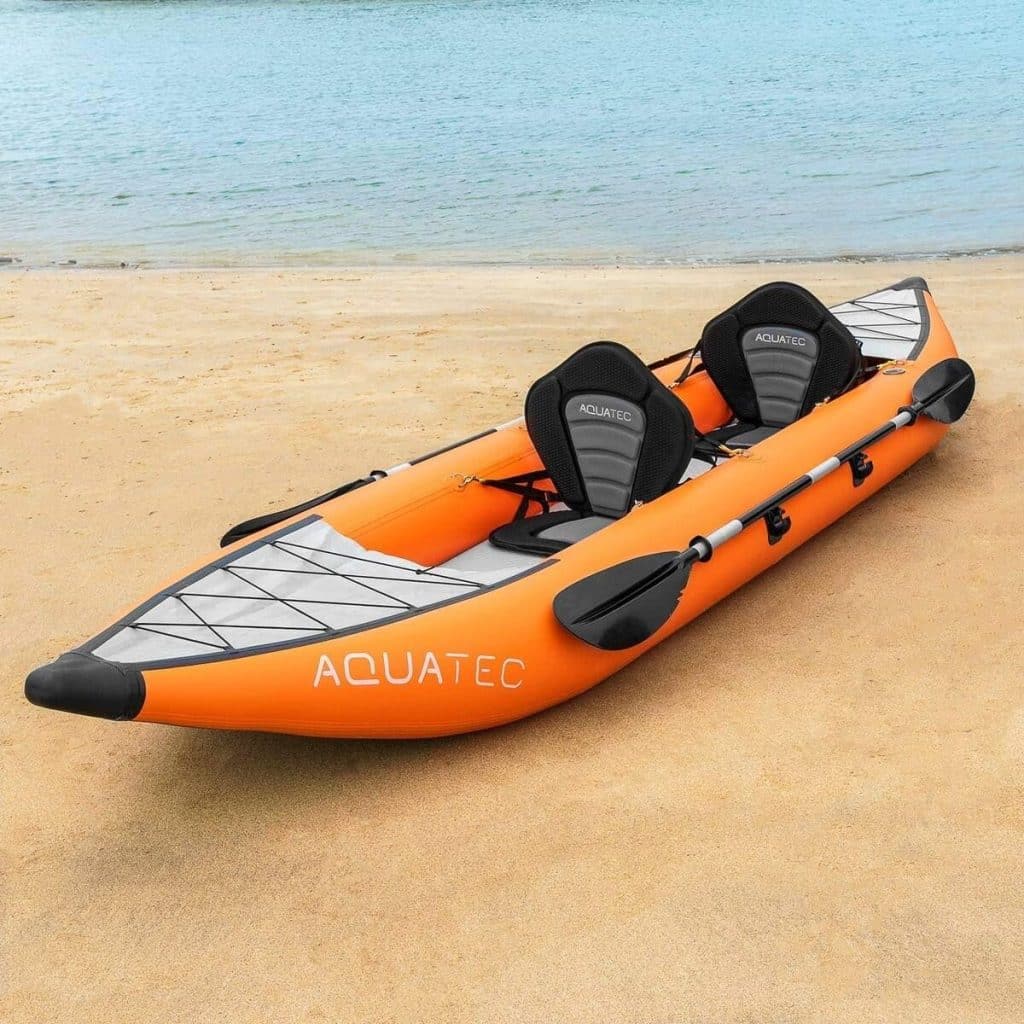Test du kayak gonflable Aquatec Hudson 2 places