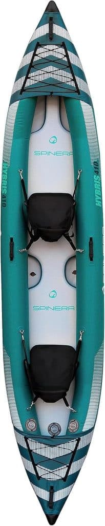 Test du kayak gonflable Spinera Hybris 410 (2 places)