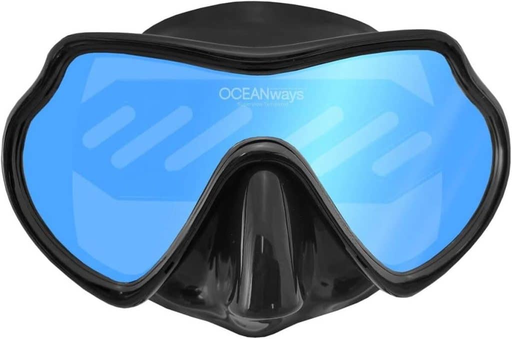 Test du masque de plongée Oceanways Superview-SL TrueColor avec anti-buée