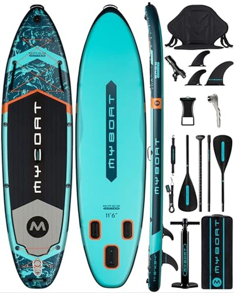 Test : planche à pagaie MYBOAT extra large pour la pêche