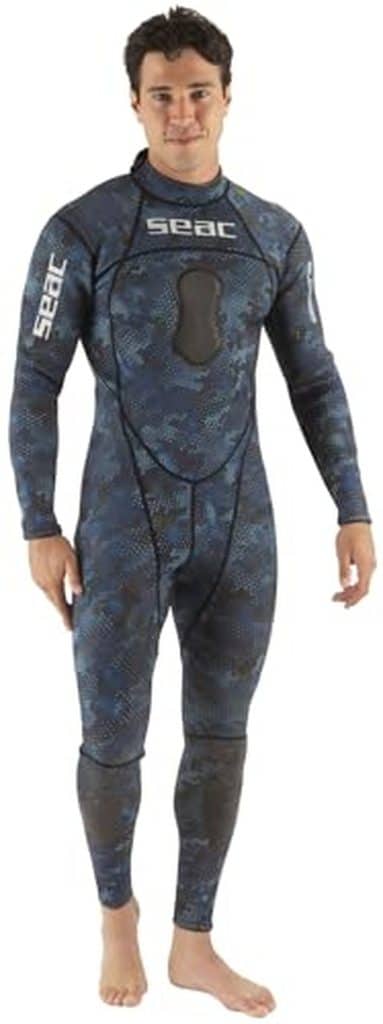 Test : combinaison Seac Blue Sea 1, 5 mm, hommes, bleu camo