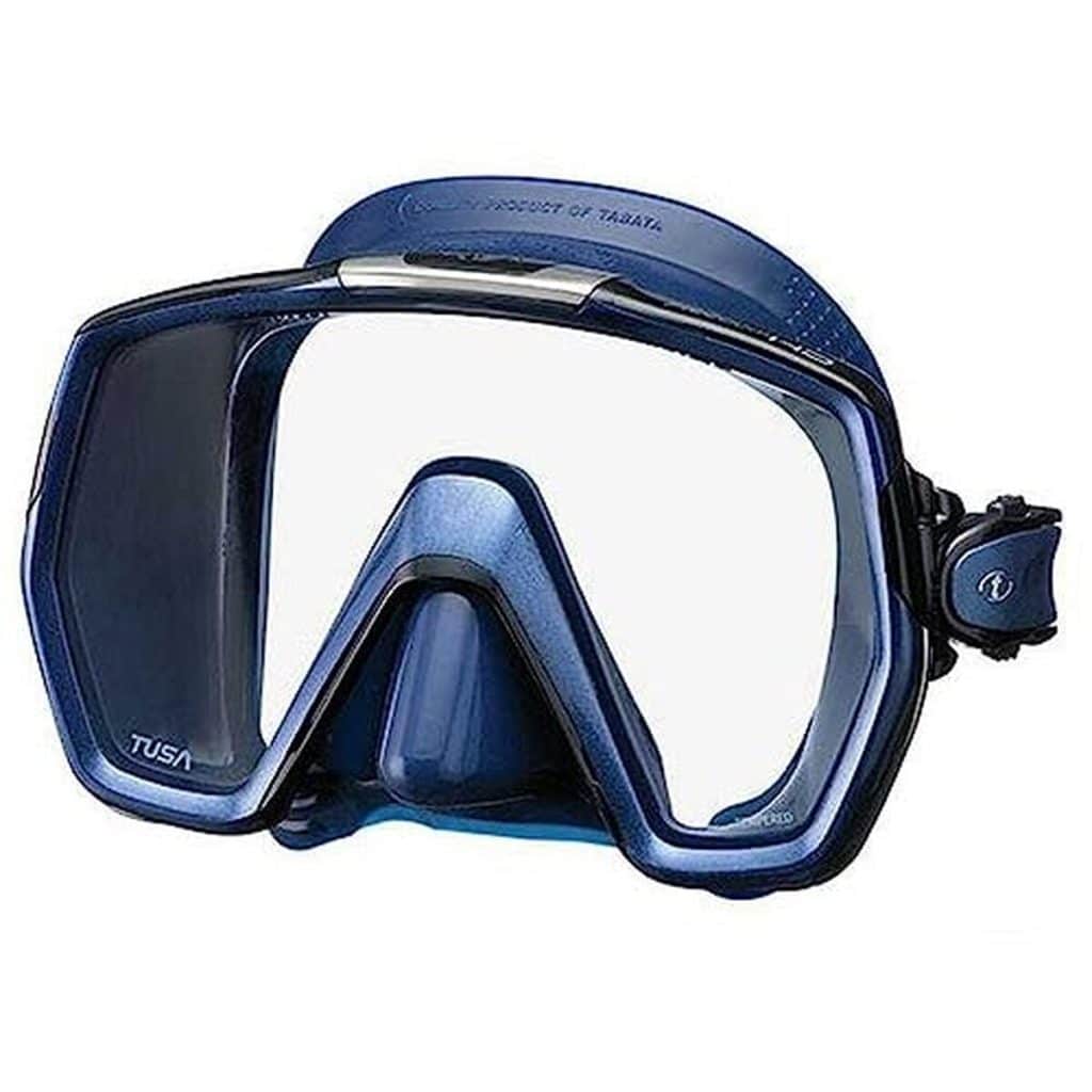 Test du masque de plongée TUSA M1001 Freedom HD indigo