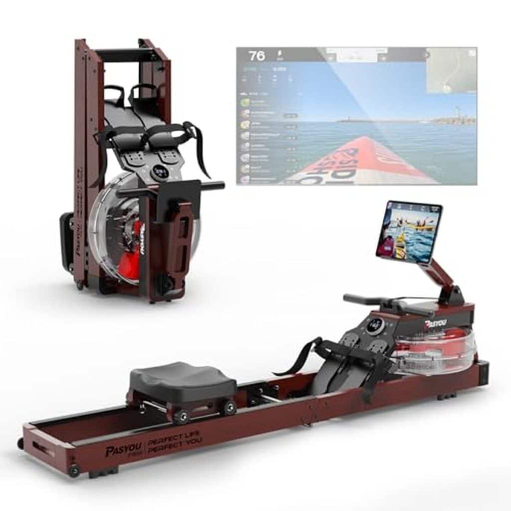 Test du rameur PASYOU PW60 : performance, design en chêne et connectivité Bluetooth