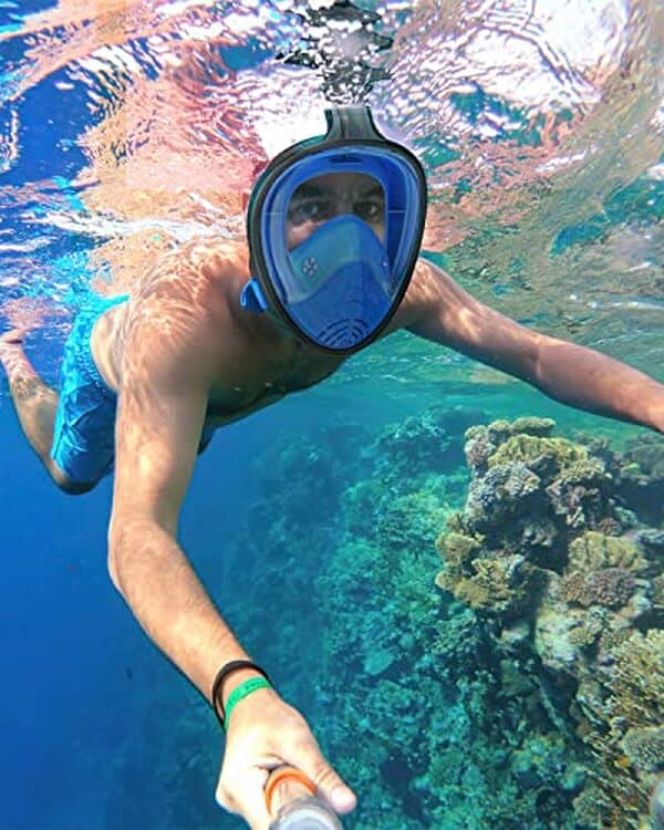 Plongez en toute sérénité : évaluation complète du masque de plongée intégral QingSong pour une vue panoramique et un confort optimal