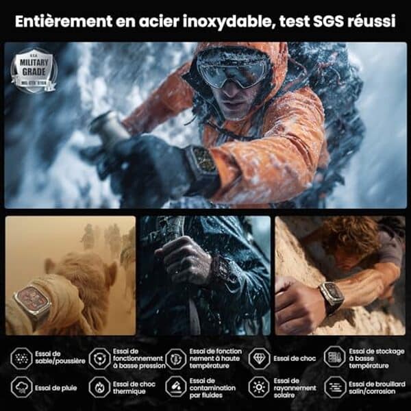 Découvrez la robustesse et l'étanchéité 10ATM de la montre Kospet Tank M4. Analyse complète de ses performances à travers cet essai détaillé, parfait pour les aventuriers.