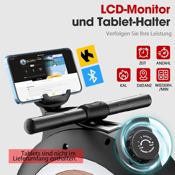 Découvrez notre test complet du rameur magnétique Wenoker avec ses 16 niveaux d'intensité et sa connexion APP pour une expérience d'entraînement unique et personnalisée