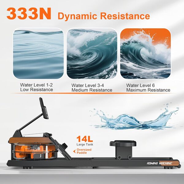Découvrez le rameur à eau pliable Orisyn et profitez d'une expérience d'aviron réaliste, alliant performance et praticité pour vos séances dynamiques.
