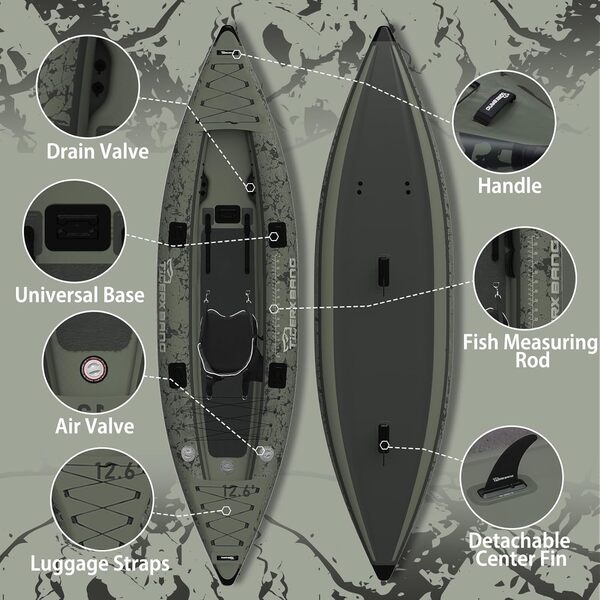 Découvrez notre test du kayak gonflable TIGERXBANG : idéal pour la pêche en famille, avec confort et sécurité garantis