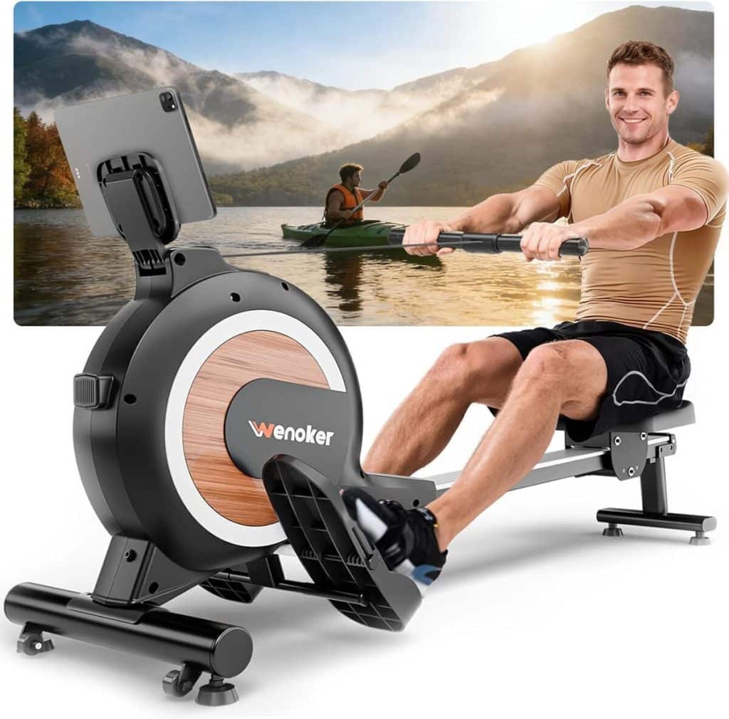 Test du rameur magnétique Wenoker : 16 niveaux et connexion APP