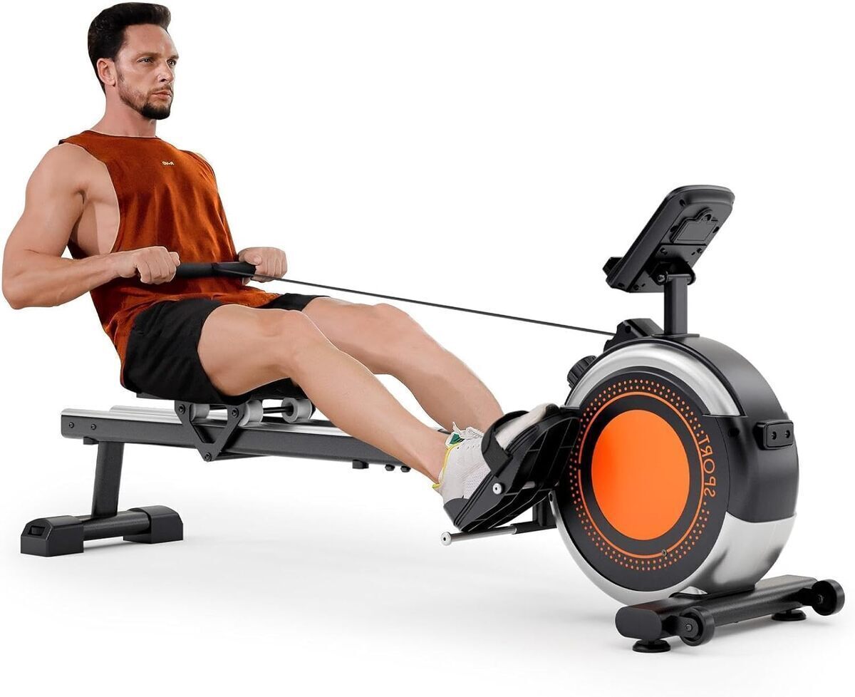 Test du rameur pliable RW1 : freinage magnétique et 16 niveaux de résistance