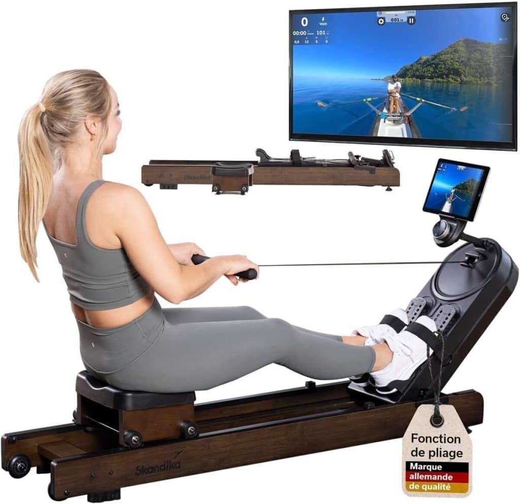 Test du rameur pliable Skandika Rovek : performance et praticité