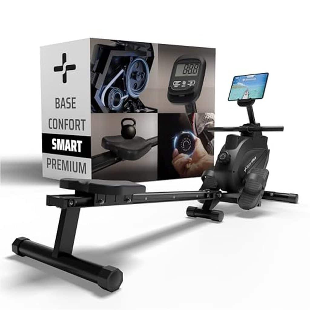 Test du rameur pliable Sportplus certifié TÜV SÜD