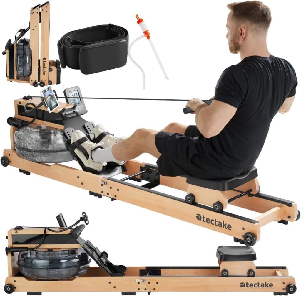 Test du rameur pliable Tectake : musculation et cardio à domicile