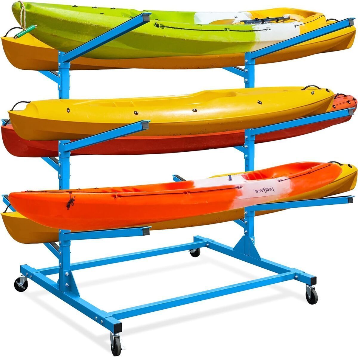 Test du support de kayak autonome ajustable et résistant pour 6 équipements