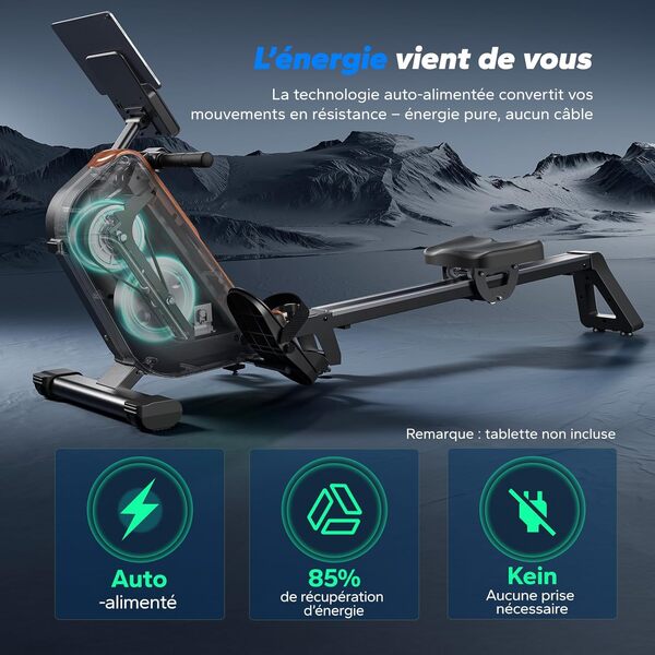 Découvrez le rameur pliable MERACH R15B4, l'appareil magnétique et silencieux idéal pour vos entraînements à domicile. Explorez ses caractéristiques innovantes et avantages pour un fitness optimal.