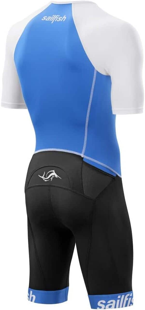 Découvrez la combinaison aerosuit sailfish comp en bleu, taille xS : l'alliance parfaite de performance, confort et design pour vos entraînements et compétitions.