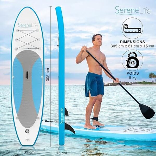 Découvrez notre analyse détaillée du paddle gonflable Serenelife : stabilité, performance et expérience utilisateur au rendez-vous. Faites le bon choix pour vos aventures nautiques  !