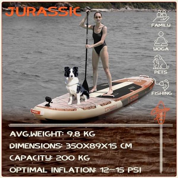Découvrez notre avis sur la planche de paddle gonflable Upwell Jurassic 2 + 1 extra large : stabilité, durabilité et confort au rendez-vous. Profitez de l'été sur l'eau avec style et assurance.