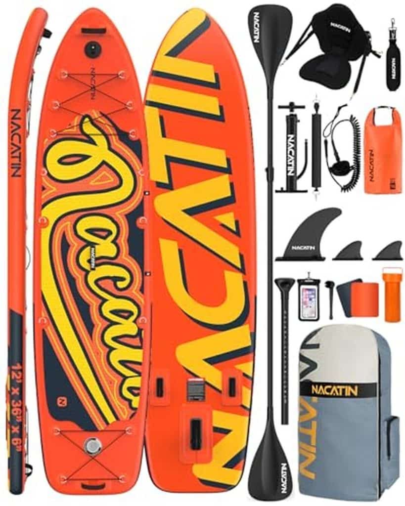 Test de la planche de paddle gonflable familiale avec conversion en kayak