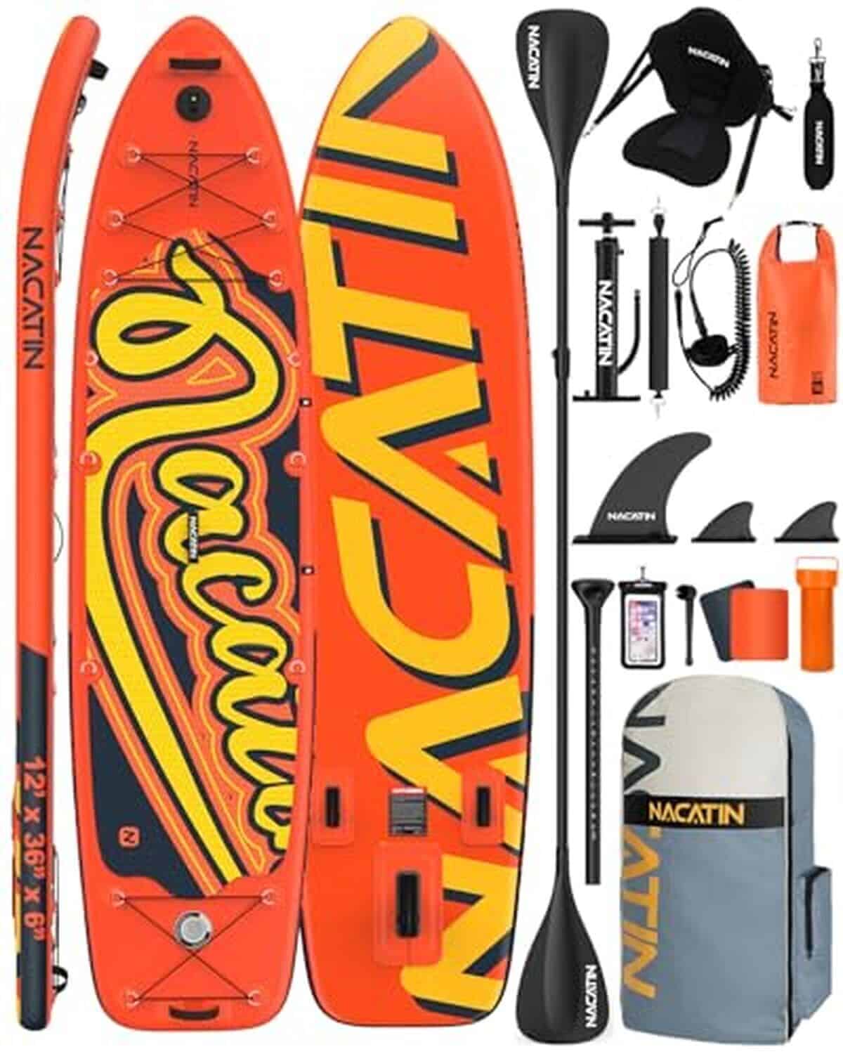 Test de la planche de paddle gonflable familiale avec conversion en kayak