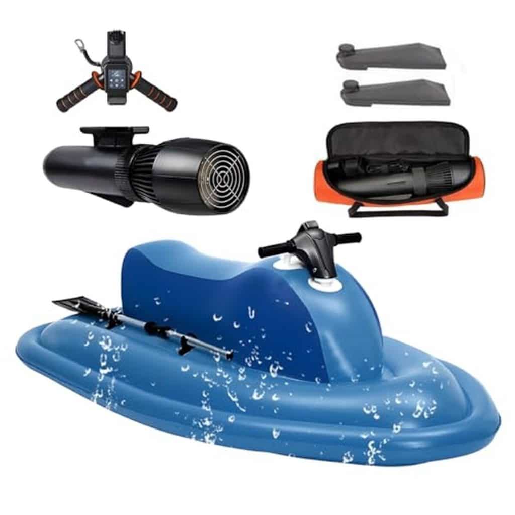 Test de l'ingénieux dosiwlatever Jet Ski gonflable électrique 500W