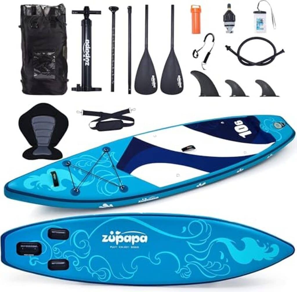 Test : planche à pagaie gonflable Zupapa 3 m avec siège kayak