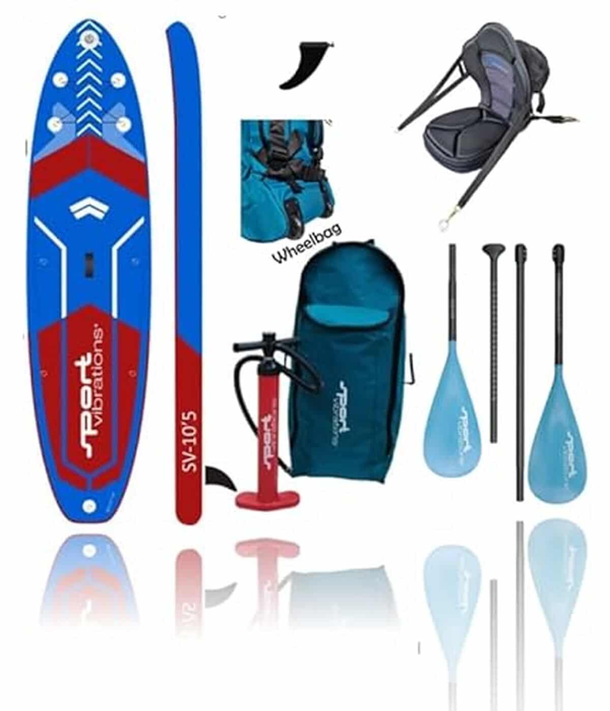 Test : sport vibrations® sv-10'5" sup et kayak gonflable complet