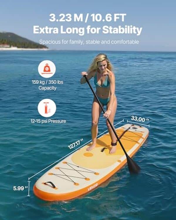 Découvrez notre test détaillé de la planche à pagaie Vevor ultra-légère 323 cm : performances, légèreté et qualité pour débuter le SUP en toute sérénité.