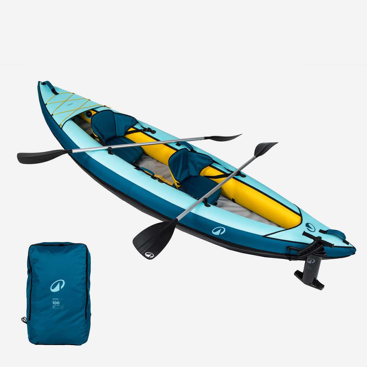Test : canoë kayak 100 Essentiel Decathlon, duo pratique