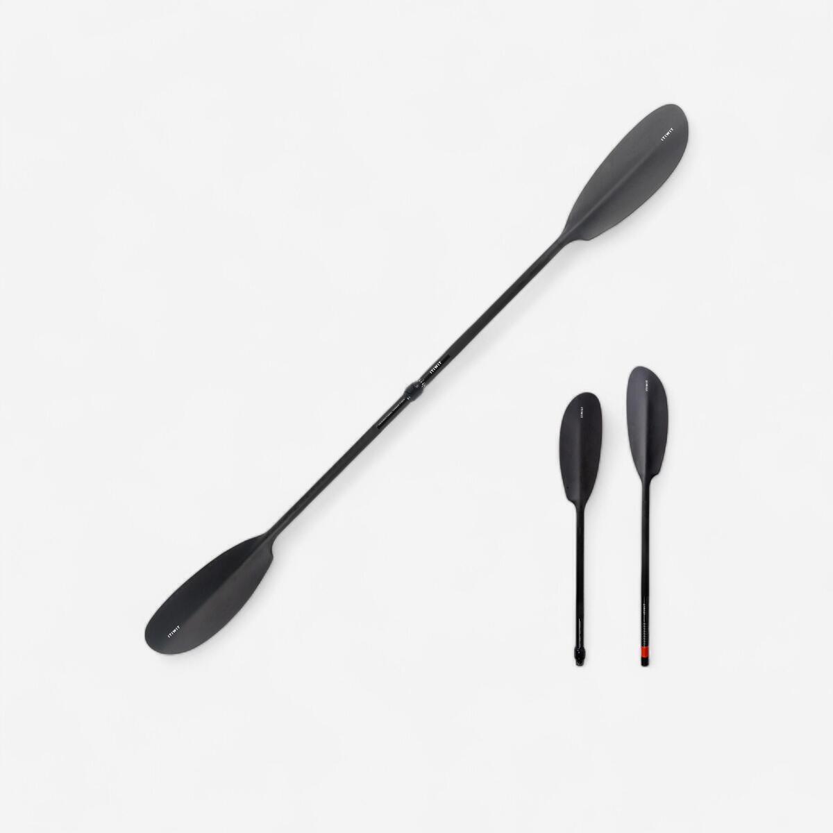Test de la pagaie carbone réglable X 900 Decathlon
