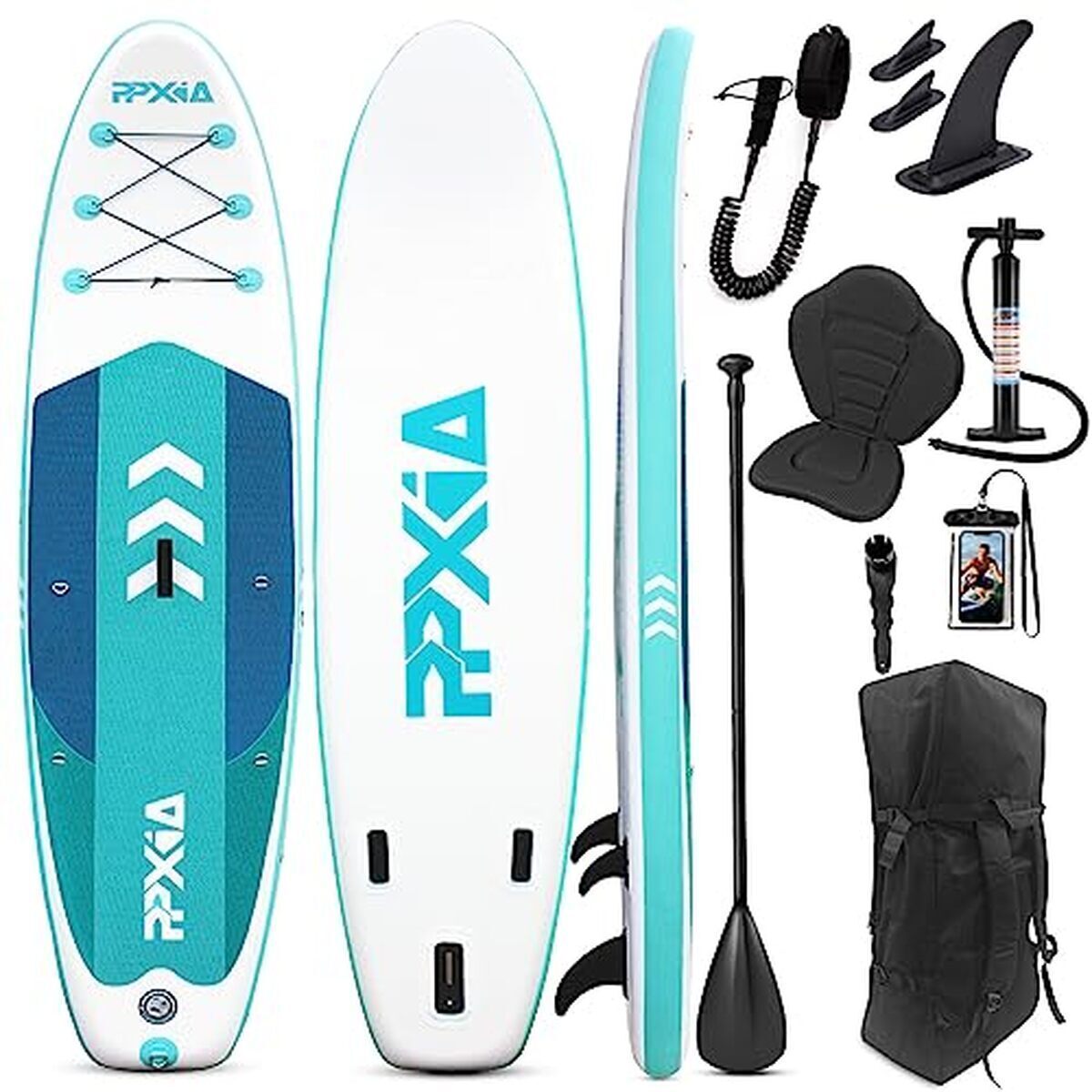 Test de la planche de stand up paddle gonflable stable 320 x 84 cm