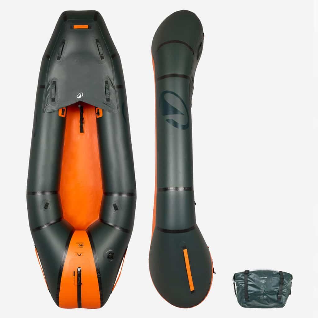 Test du kayak gonflable Packraft 500 de Decathlon