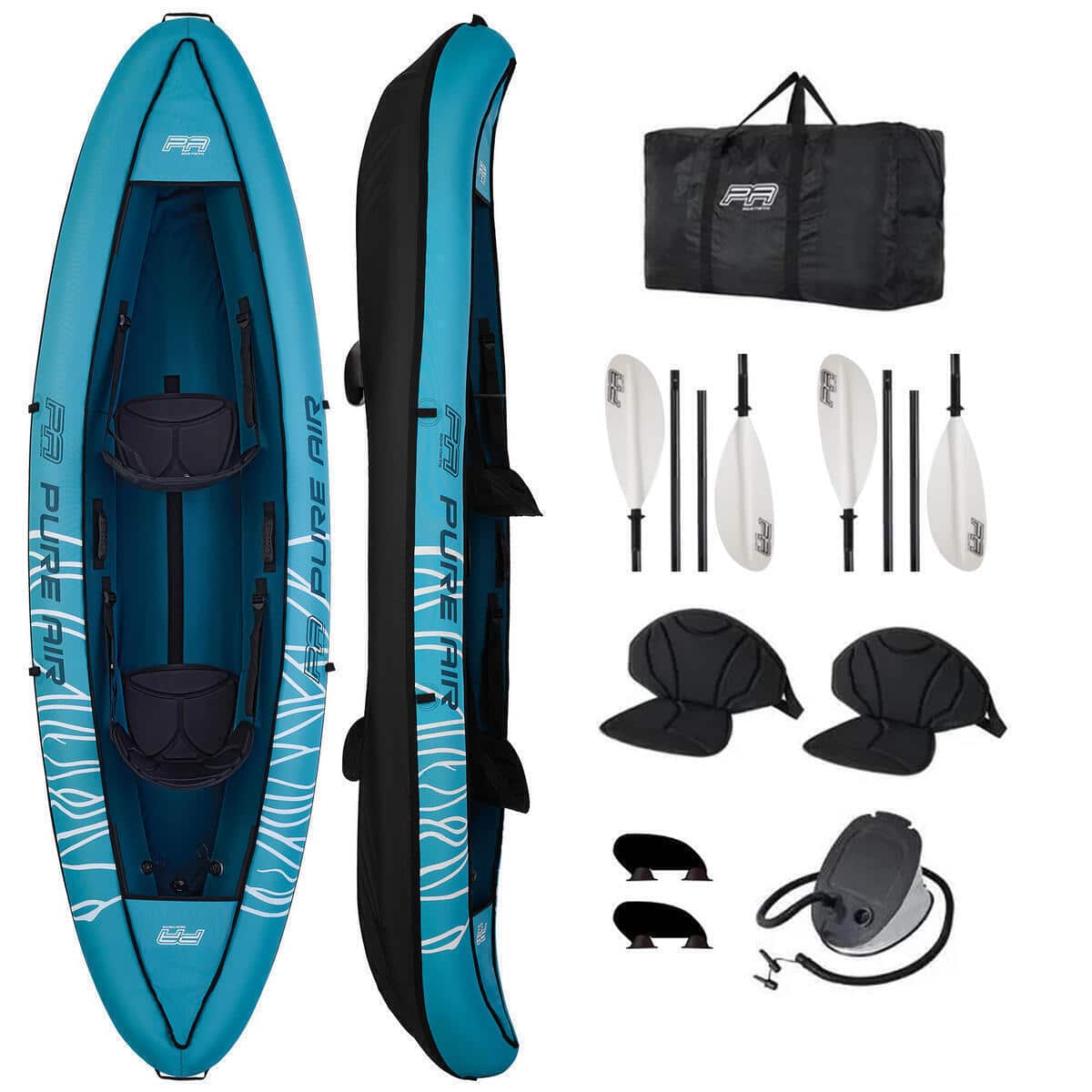 Test du pack canoë kayak Pure Air de Decathlon