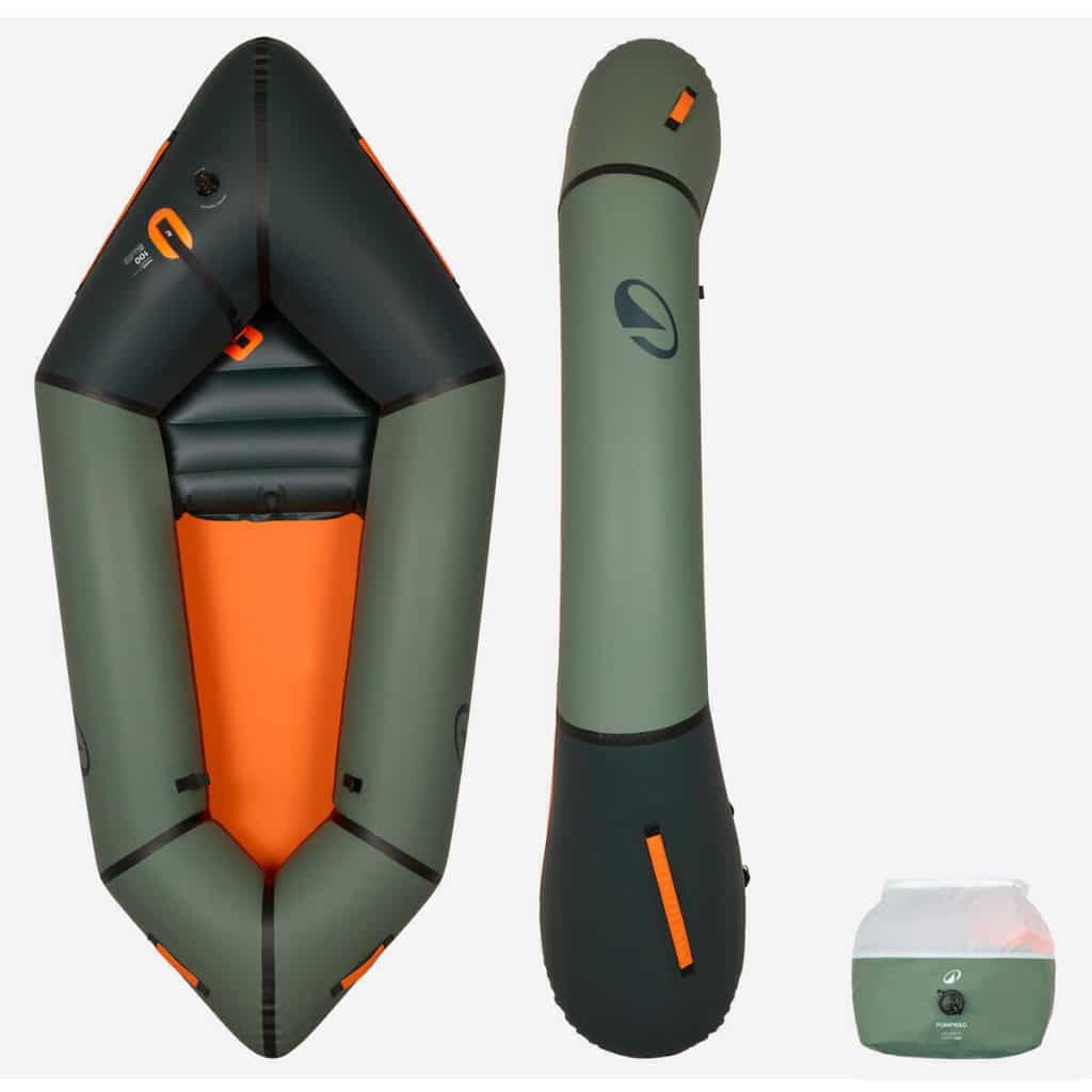 Test du packraft 100 kayak gonflable Decathlon : aventure en solo