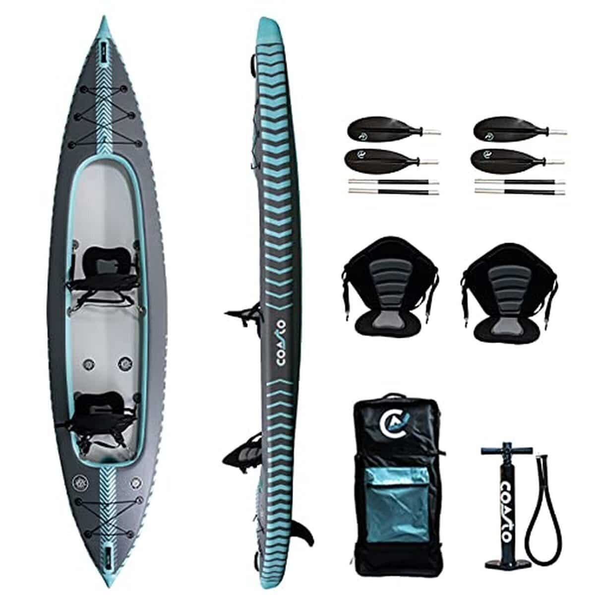 Test : kayak gonflable Coasto Capitole Premium 2 places